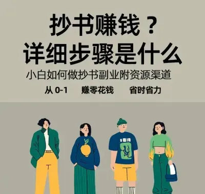 手写经典也能变现？揭秘抄书赚钱的实战技巧与避坑指南