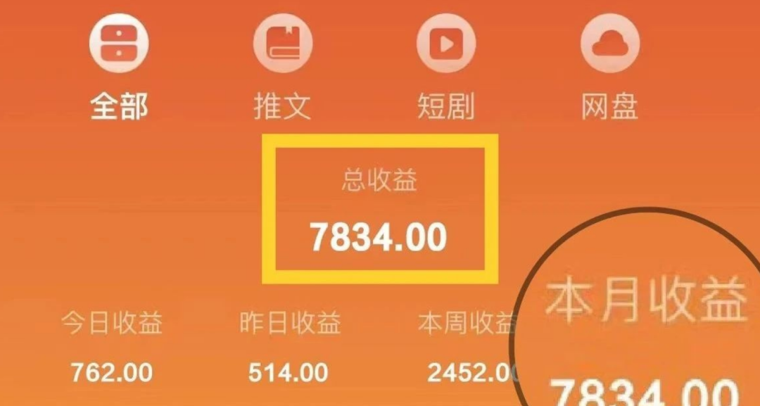 小说推文玩法全解析：小白3天起号见收益，月入8k+不是梦！