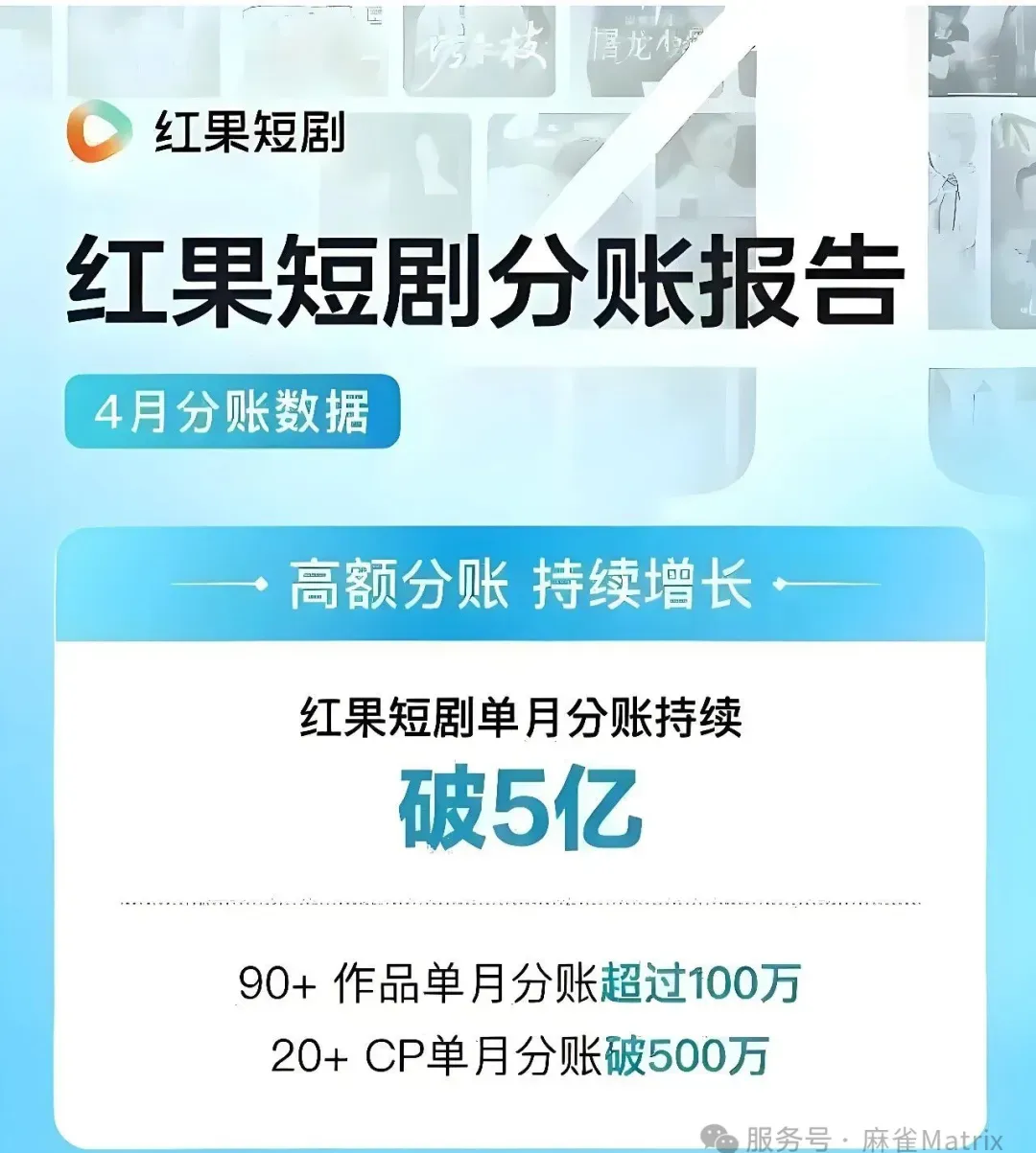 抢占风口：麻雀携手红果影视共拓千亿市场
