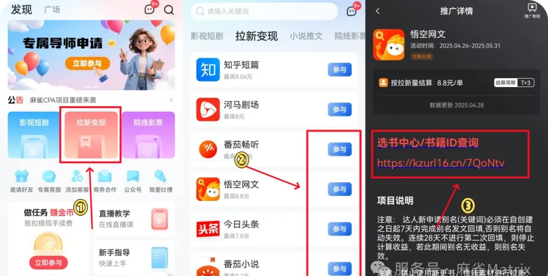 重磅 麻雀接入字节系4大小说资源 流量红利新机遇