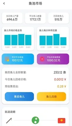 鱼塘：云钓鱼赚钱，每天一元以上！红包最低0.2元即可提现到微信零钱