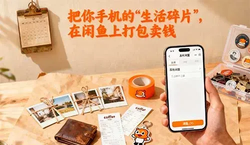 把你手机的“生活碎片”，在闲鱼上打包卖钱，每个月多赚3000不香吗？