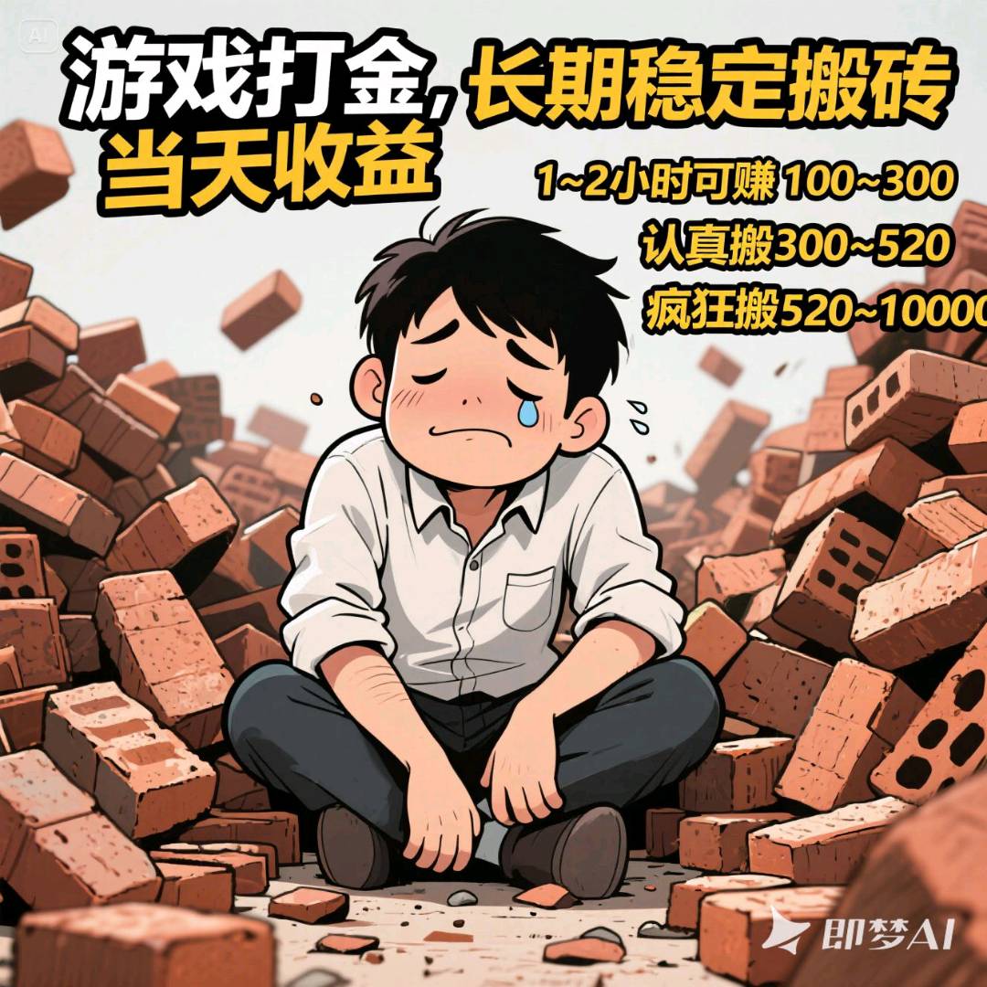 2025最新游戏在线打米，一手资源，收益随时结，在线打秒到账，一台手机或电脑即可