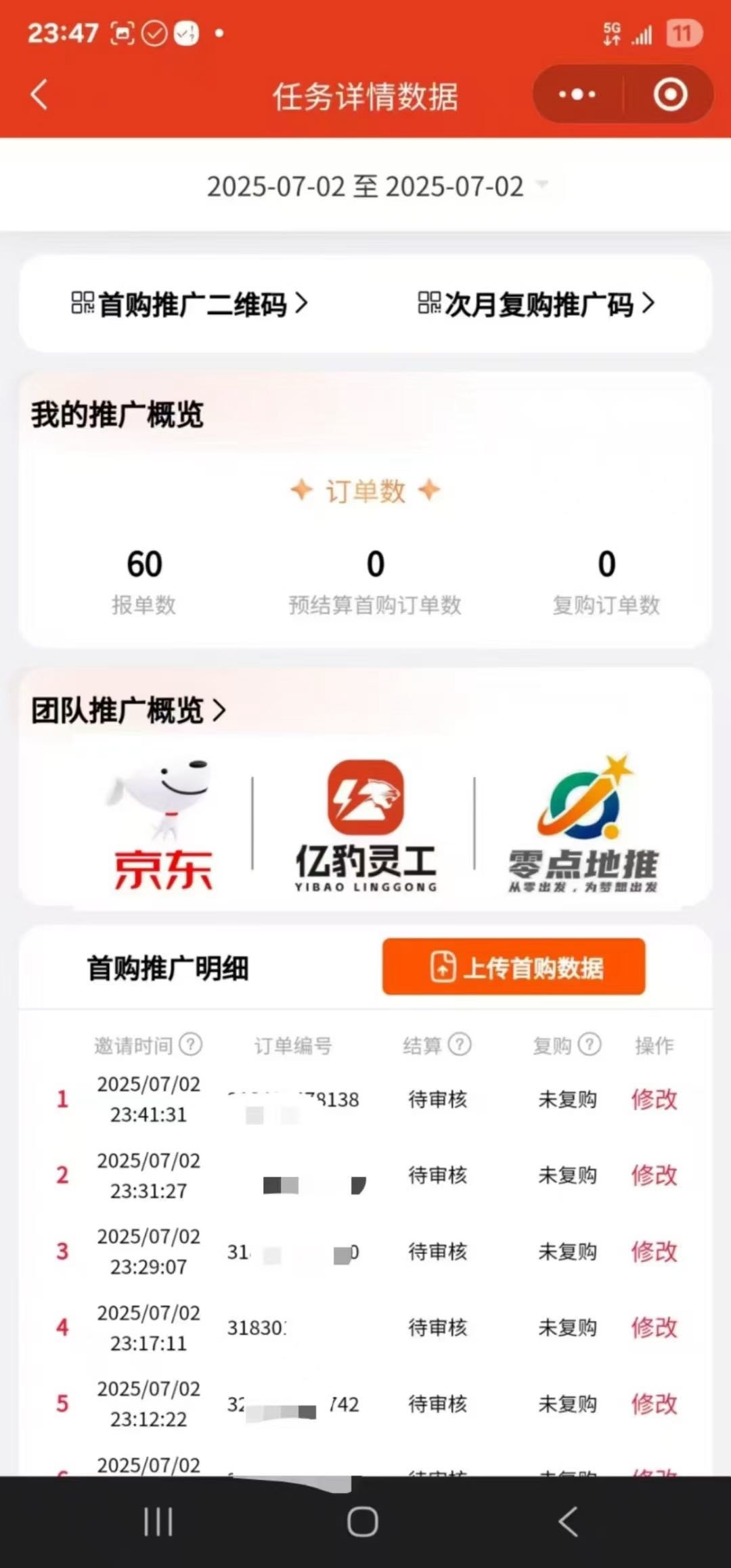 京东一分购推广