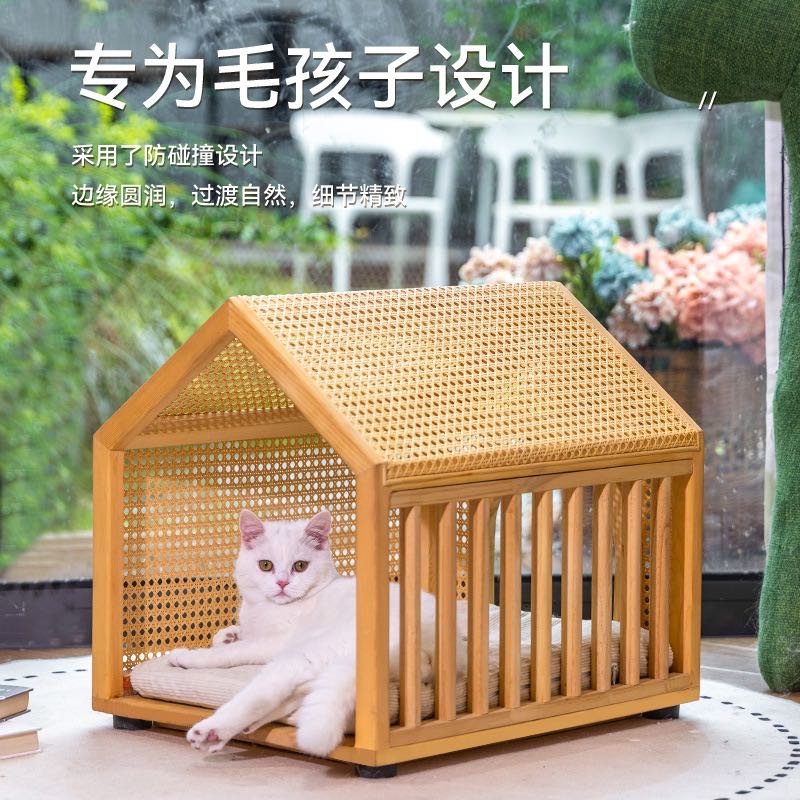实木猫窝猫爬架，狗窝，支持实木定制