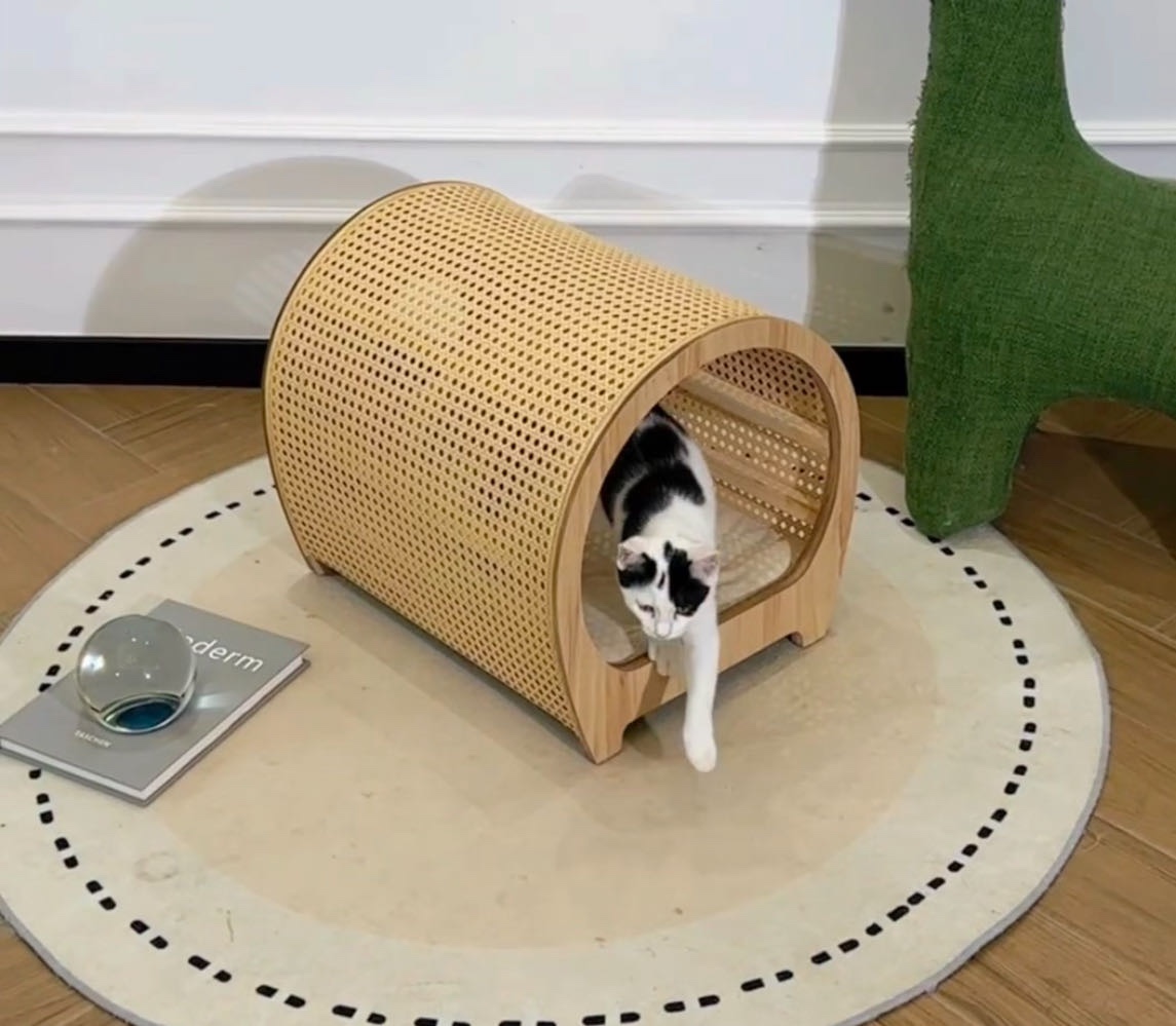 实木猫窝猫爬架，狗窝，支持实木定制