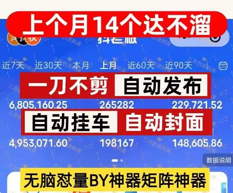 【2025快手短视频带货】一刀不剪自动挂车