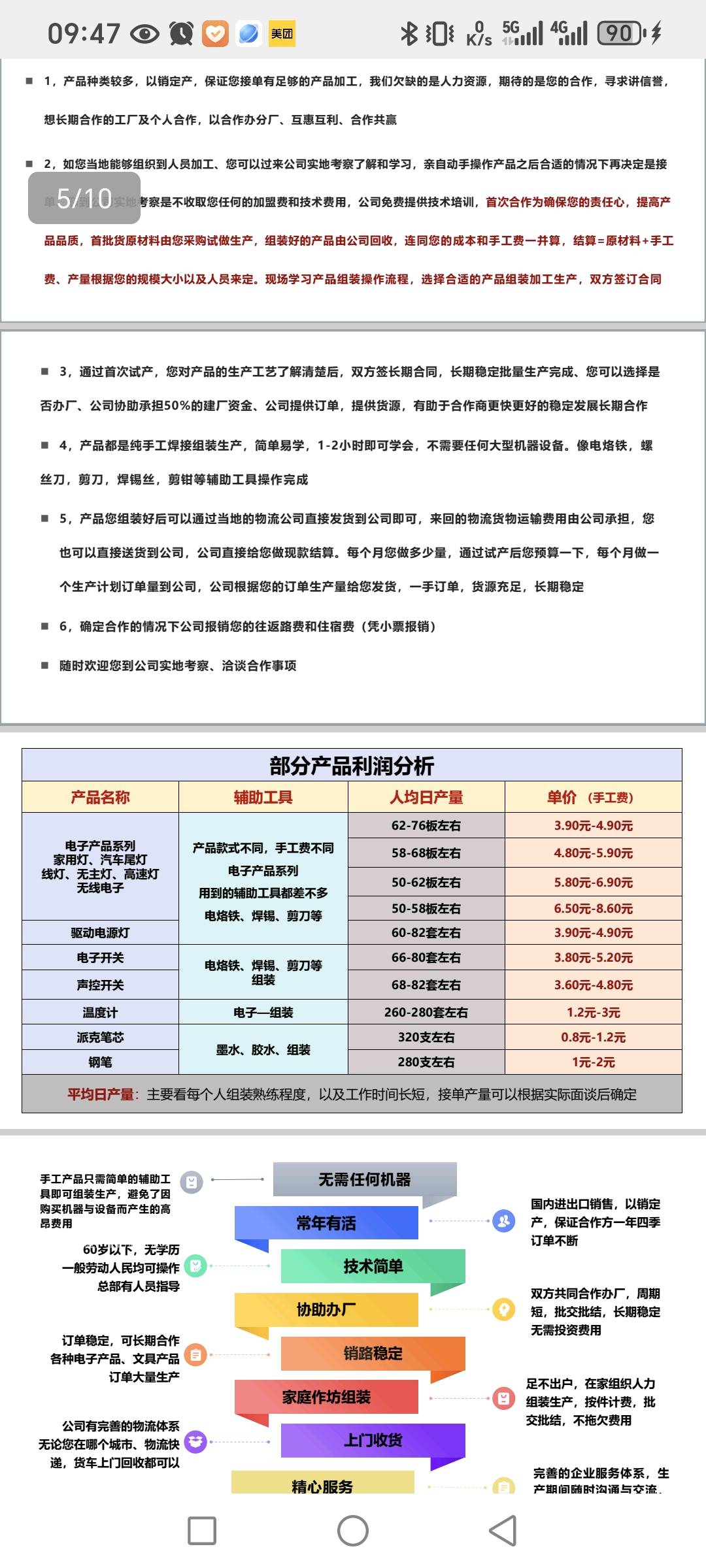 生活用品带加工