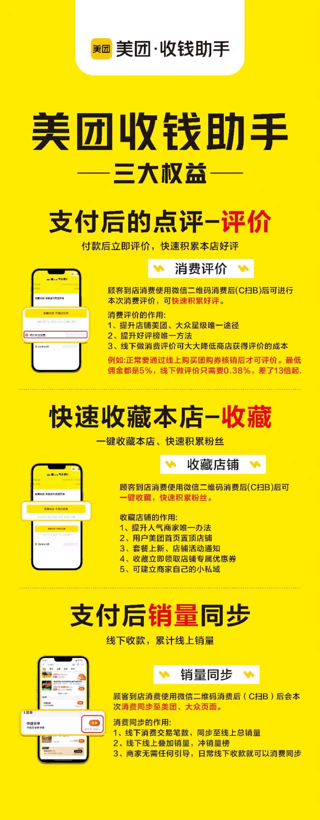 美团收钱助手300元/户日结，全国门店可做，开美团工号