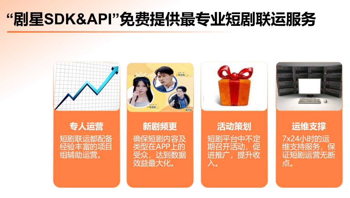 提供上千部海内外优质短剧，可做内容内嵌/流量变现，寻一切有流量的平台合作