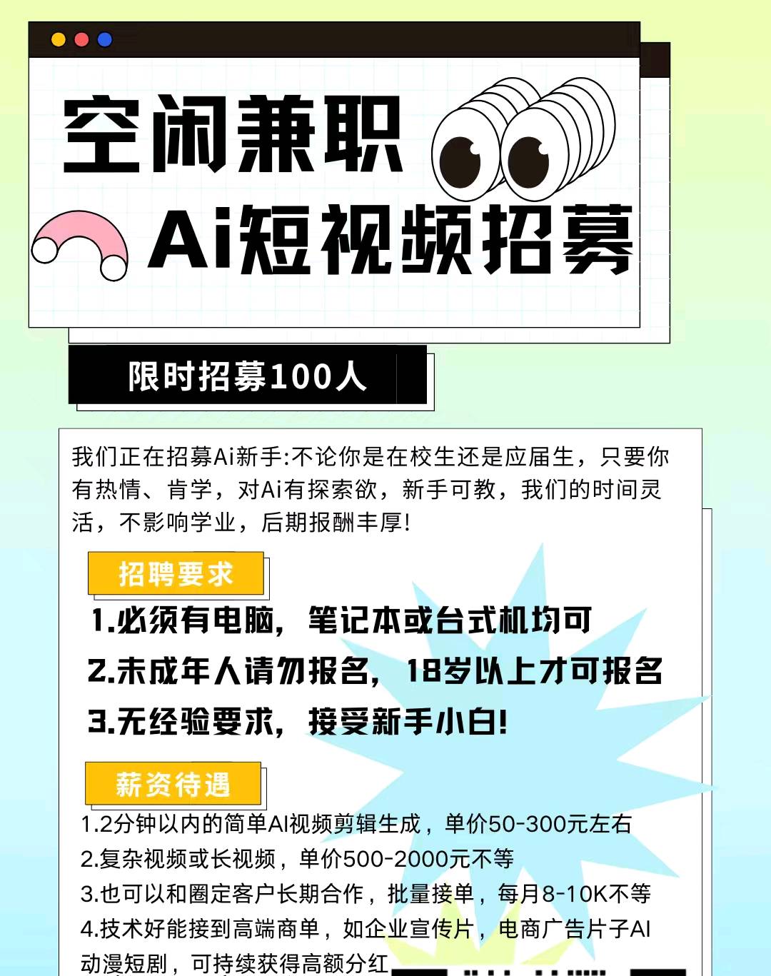 ai创作副业收人