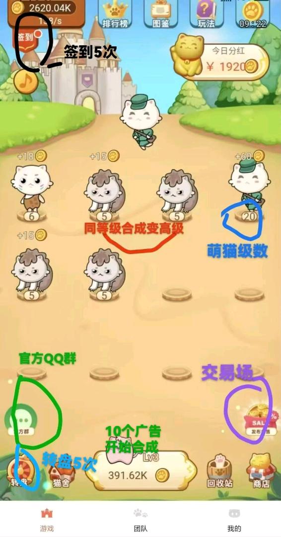 萌猫合成分红🉑交易版