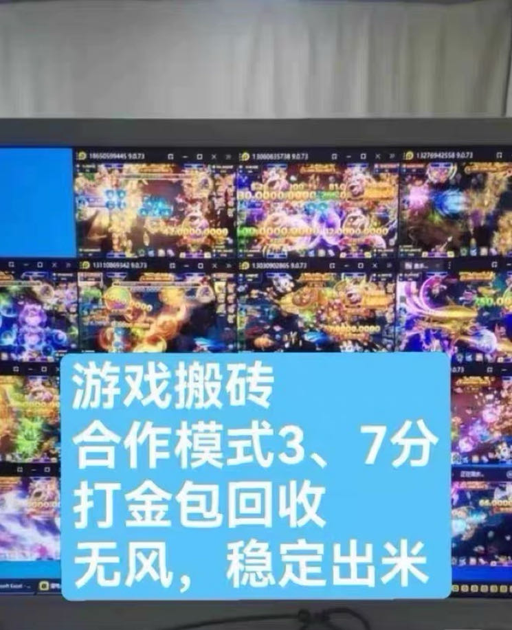 自动化游戏搬砖🧱 低门槛 亲测稳定