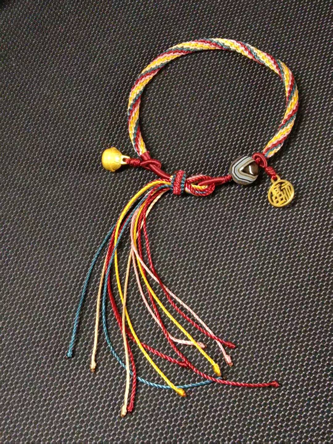 手工制作编织文玩首饰配件吊坠绳挂件绳