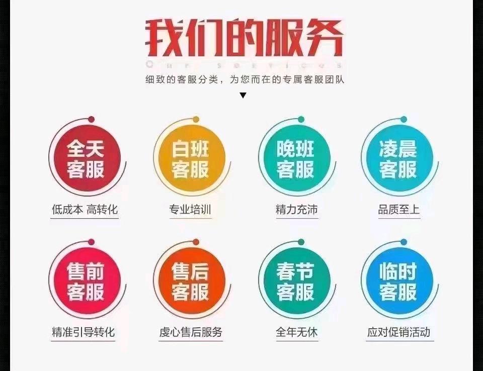 承接各平台客服外包