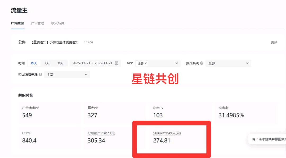 抖音小游戏，广告变现项目