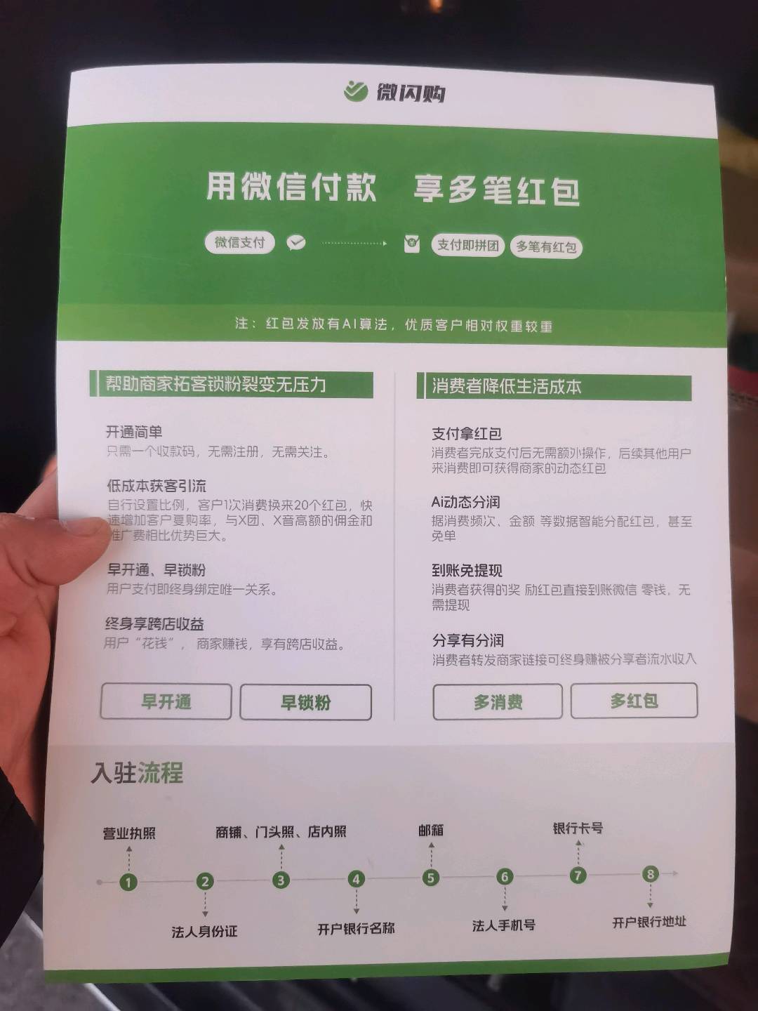 微信碰一碰商家入住推广