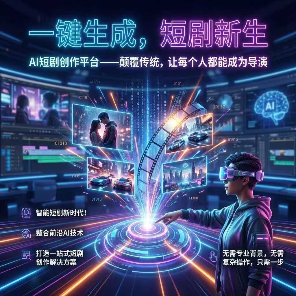 AI漫剧，短剧一键创作平台