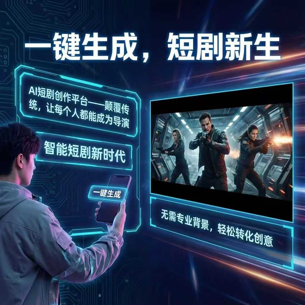 AI漫剧，短剧一键创作平台