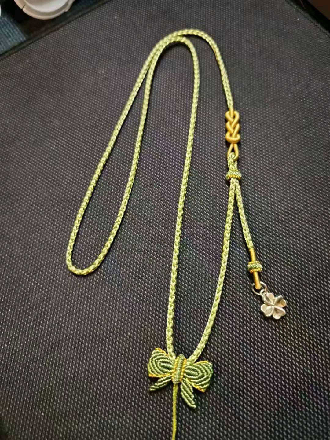 纯手工编织吊坠挂件绳