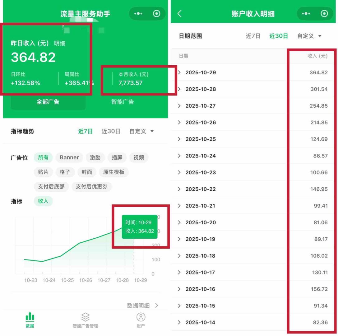 微信小程序，腾讯搭建开发，看广告赚钱，手机即可操作