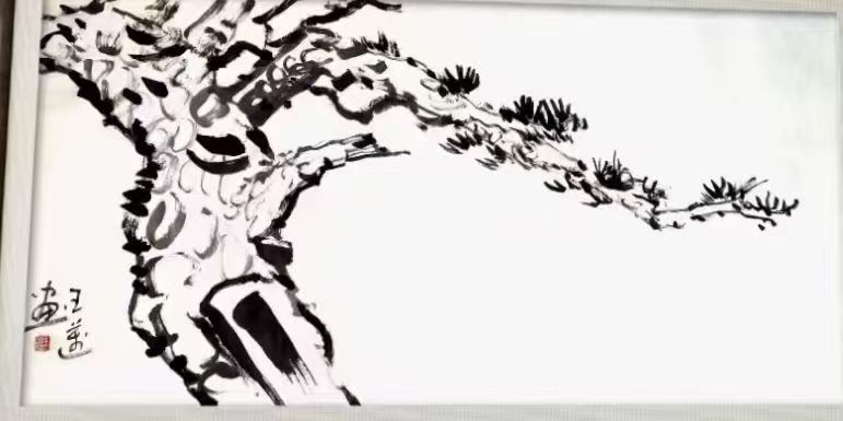 王迈书画转让3000元得100张，有意私聊，包邮到家。多种尺寸。