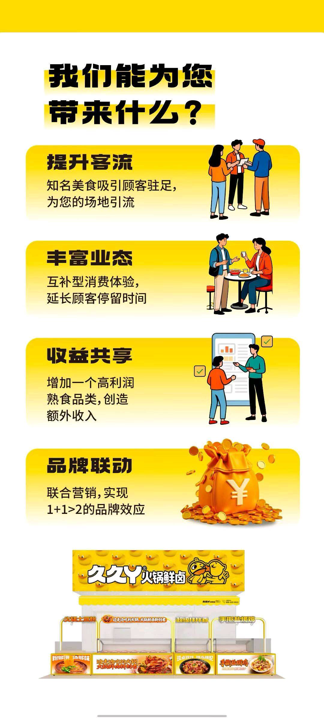 久久丫火锅鲜卤全渠道线下线上供货有实体门店