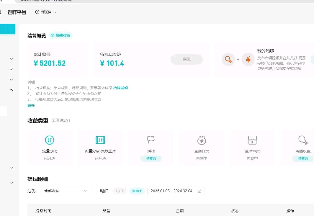 腾讯视频创作平台全运营项目，你什么都不用管只需每周二提现