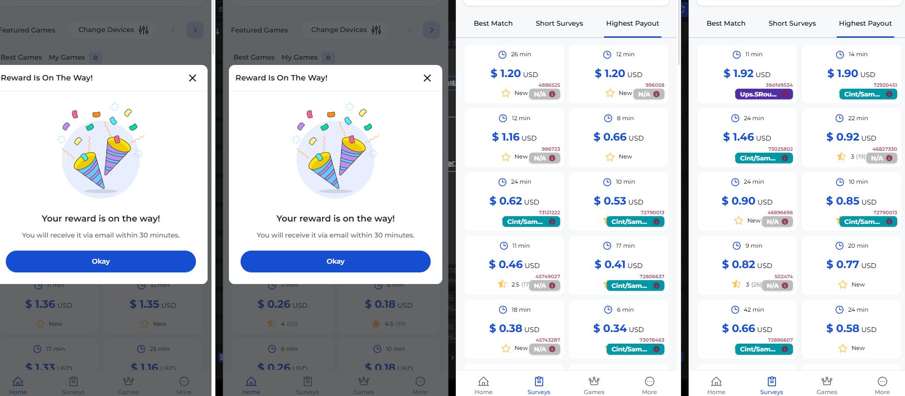 海外调查问卷丨微付费丨半自动答题小白当天拿结果丨需电脑操作