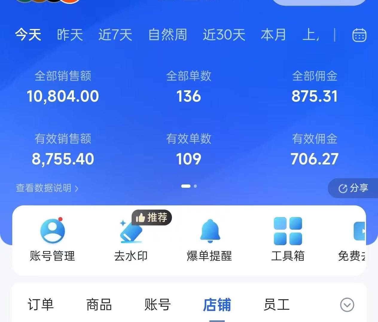 快手号和视频号橱窗带货，o费用免费托管运营