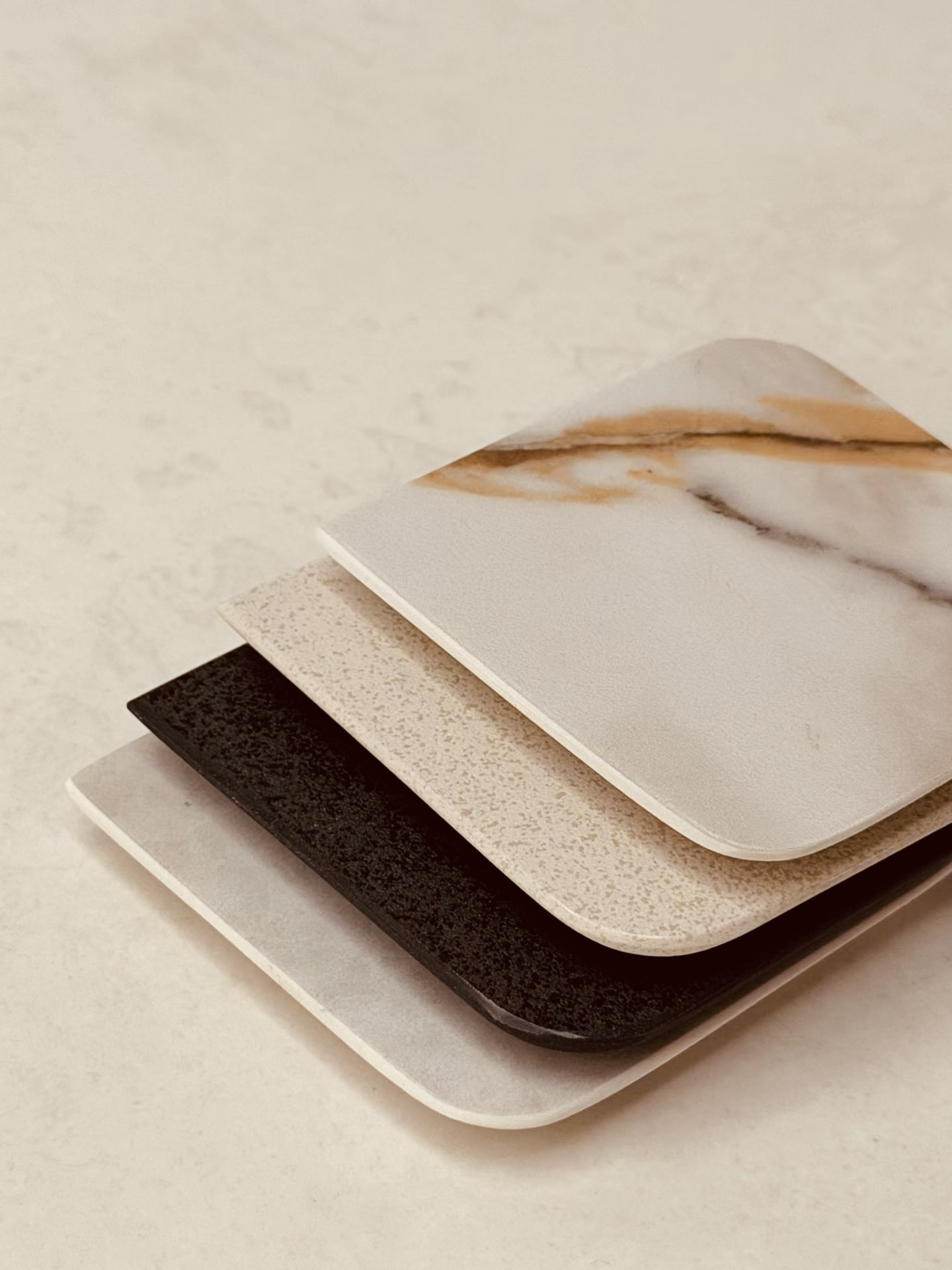 手工岩板茶杯垫