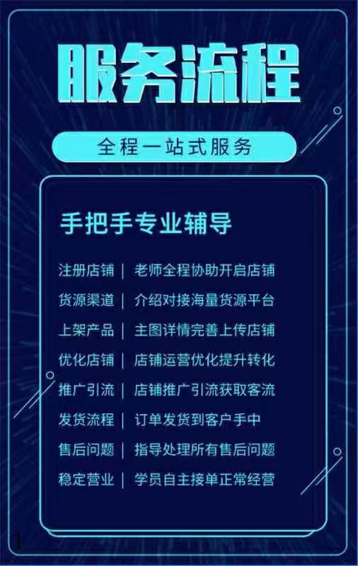 无货源蓝海项目/0经验/0货源/开无货源网店