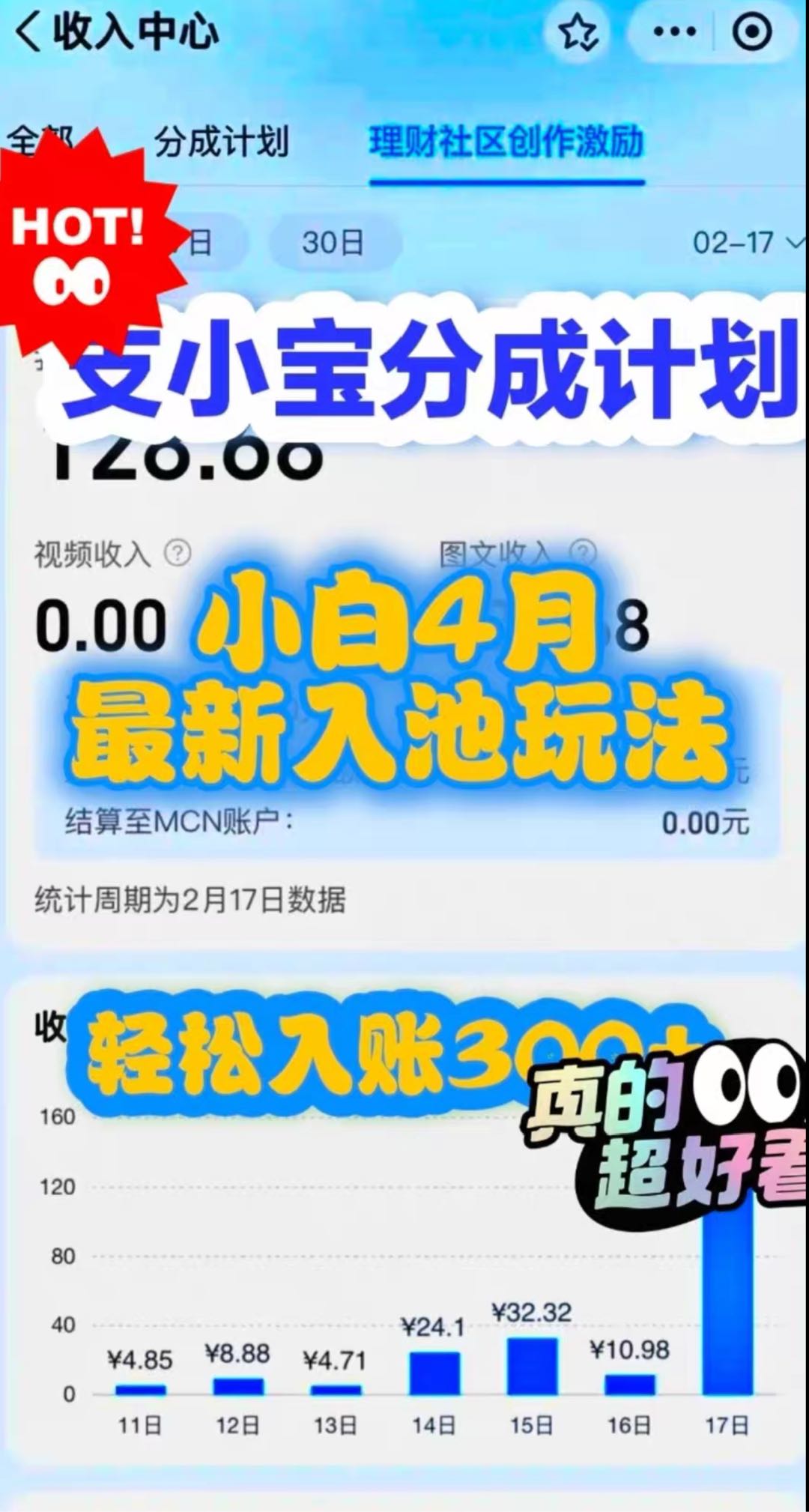 2026全新支付宝生活号创作分成计划｜全新赛道内容实操
