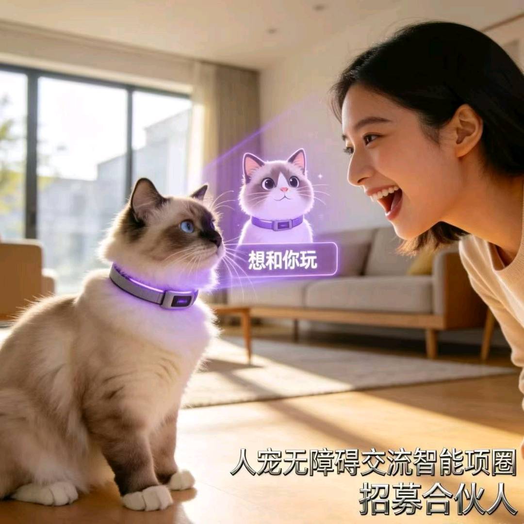 AI智能宠物无障碍交流项圈寻求推广渠道