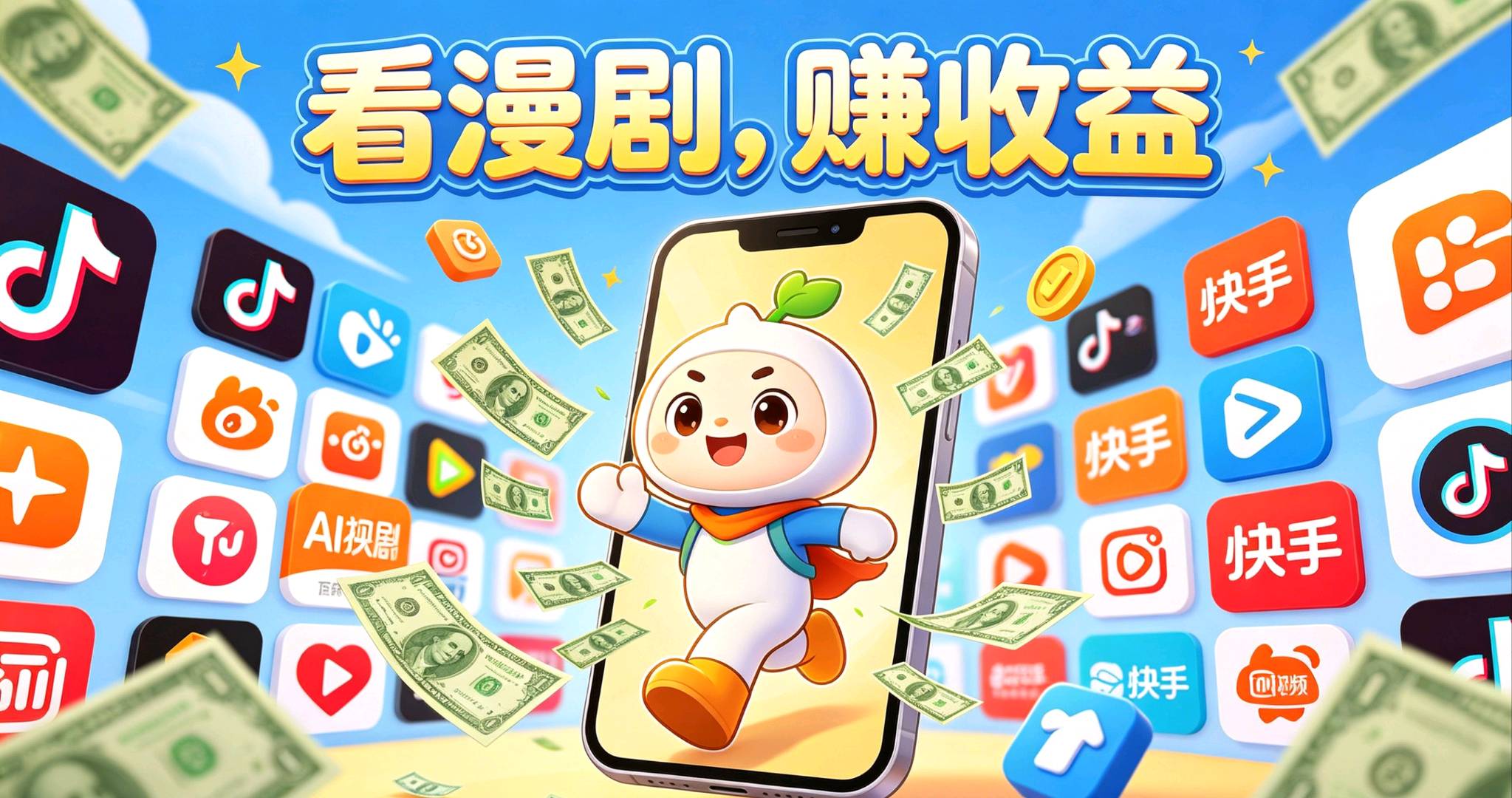 2026新风口！AI 漫剧广告分成，抖音直结算，透明有保障