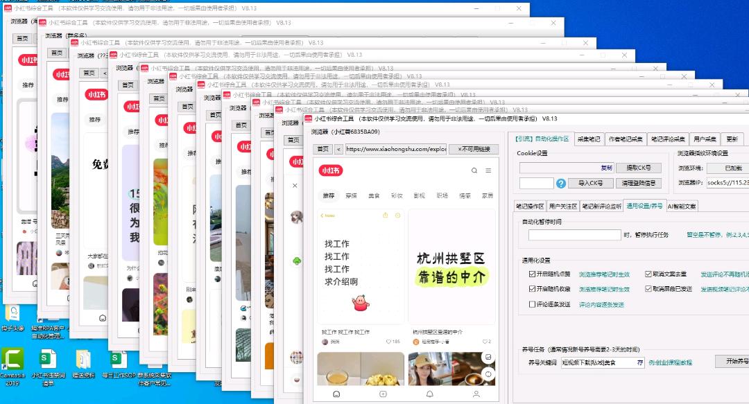 自有小红书号100个，素人代发