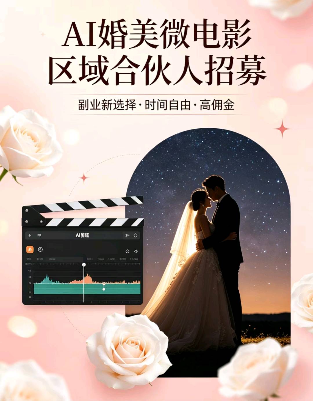 Ai婚美婚美微电影招募推广团队
