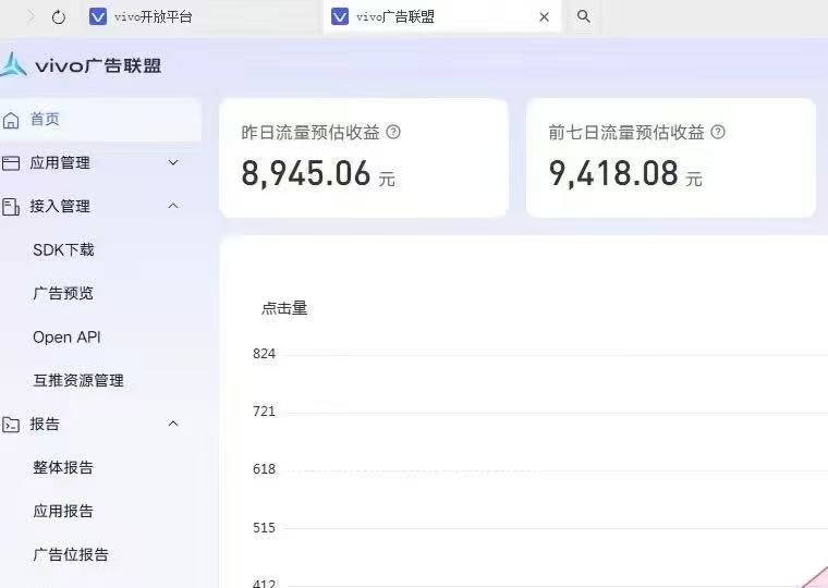 vivo小游戏开发漫剧制作对接广告联盟，看广告玩游戏日收益500+