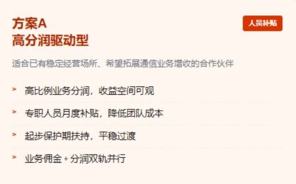 无锡运营商通信业务合作计划
四大合作方案开放 × 多重收益 ×多维扶持