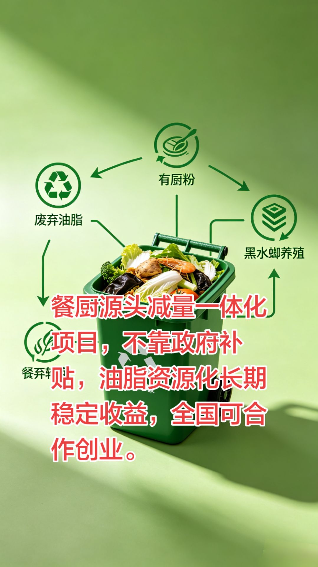 餐厨垃圾源头减量+资源化处理一体化项目