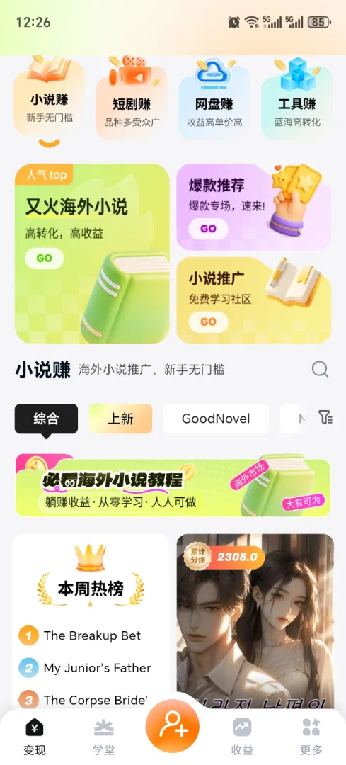小说出海变现资料项目