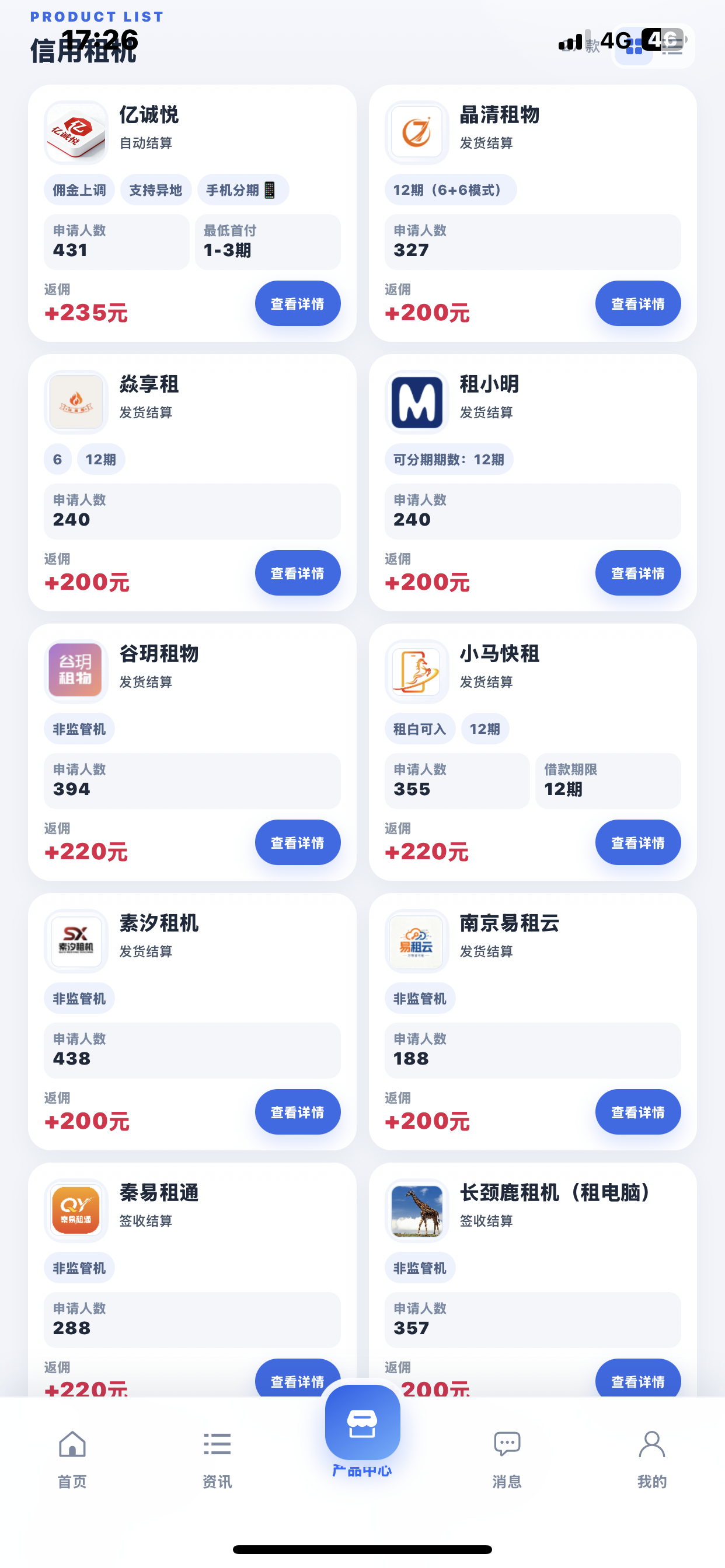 手机租赁项目