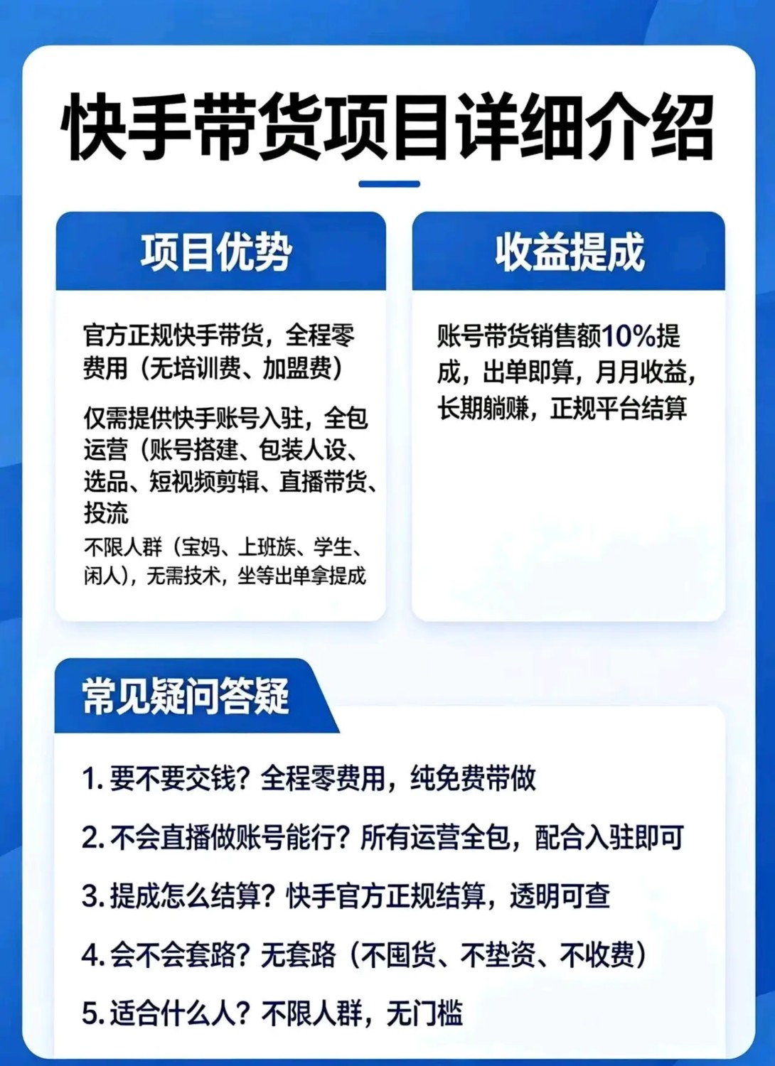 快手带货