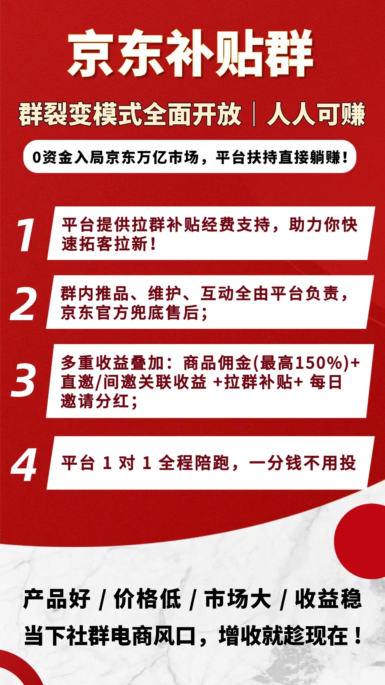 京东补贴群项目（全程0收费）