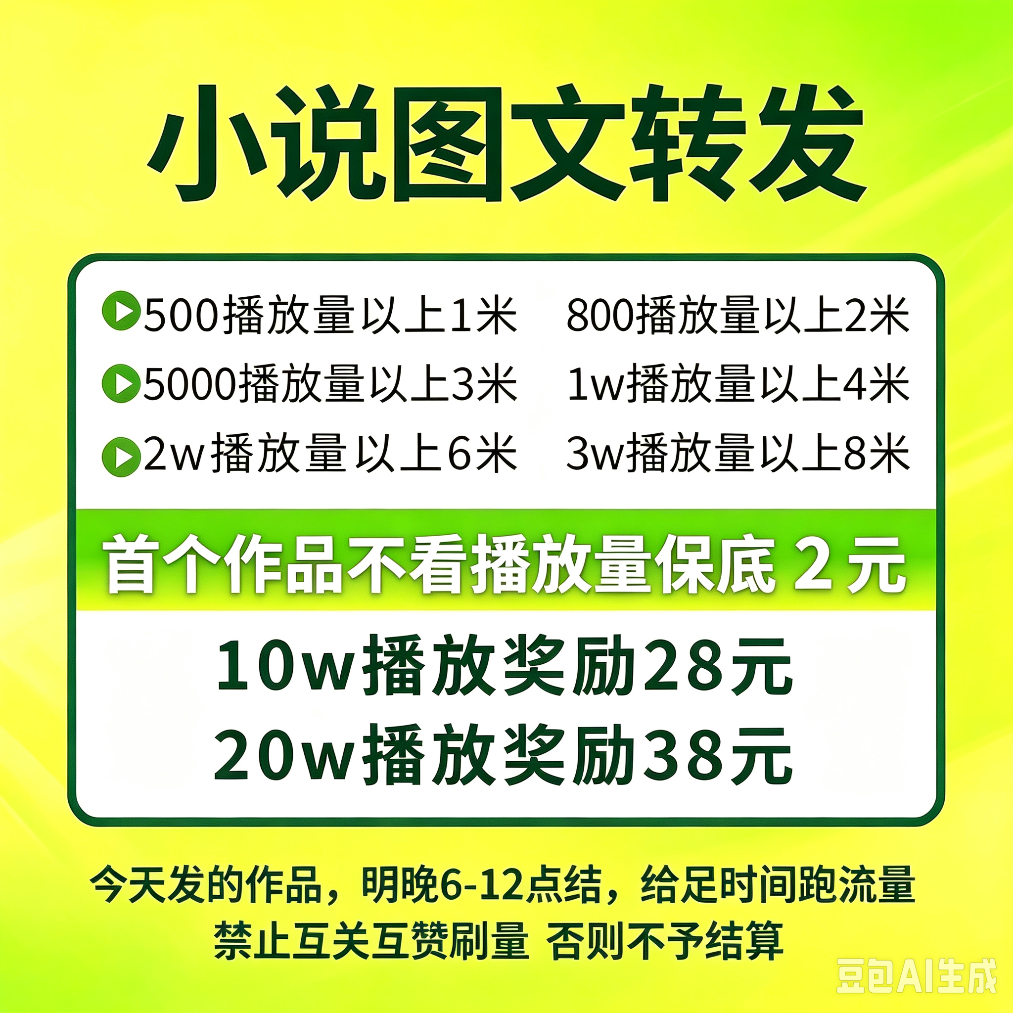 小说图文代发，日收益10-100元+（多劳多得）