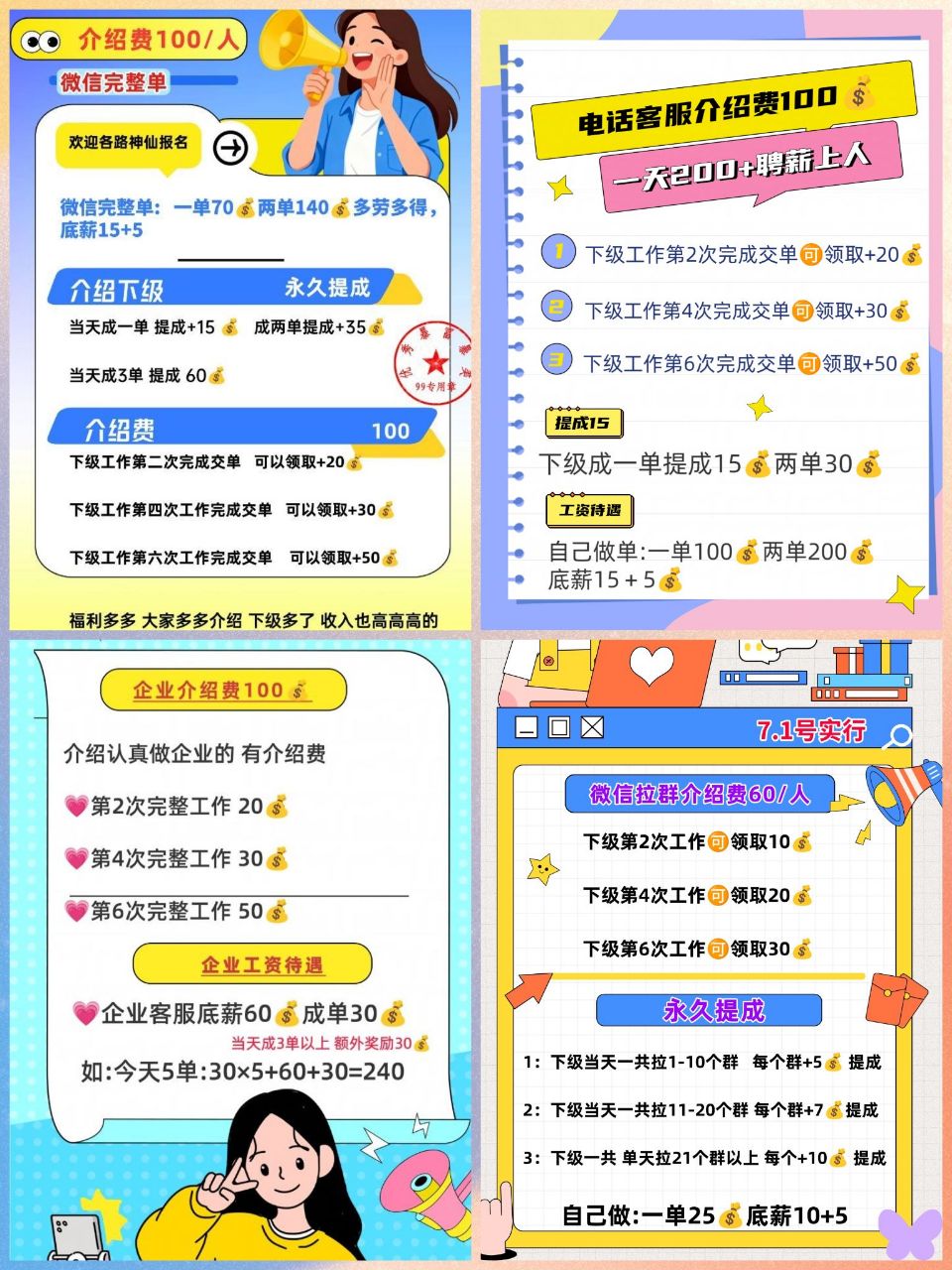 我提供资源，你用微信添加，通过拉群，一单25，多劳多得。