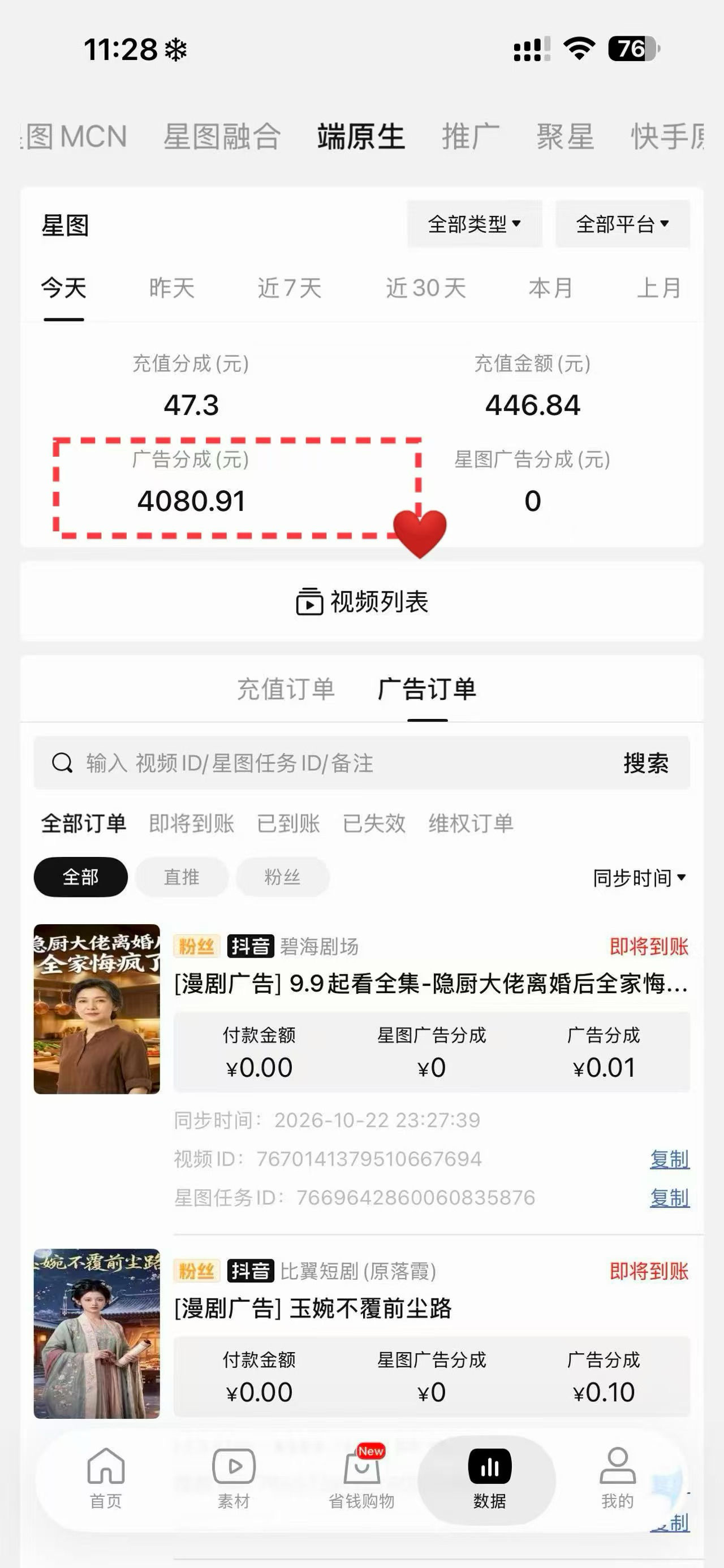 抖音 Ai 漫剧推广，提供免费授权和教学，每天 500+
